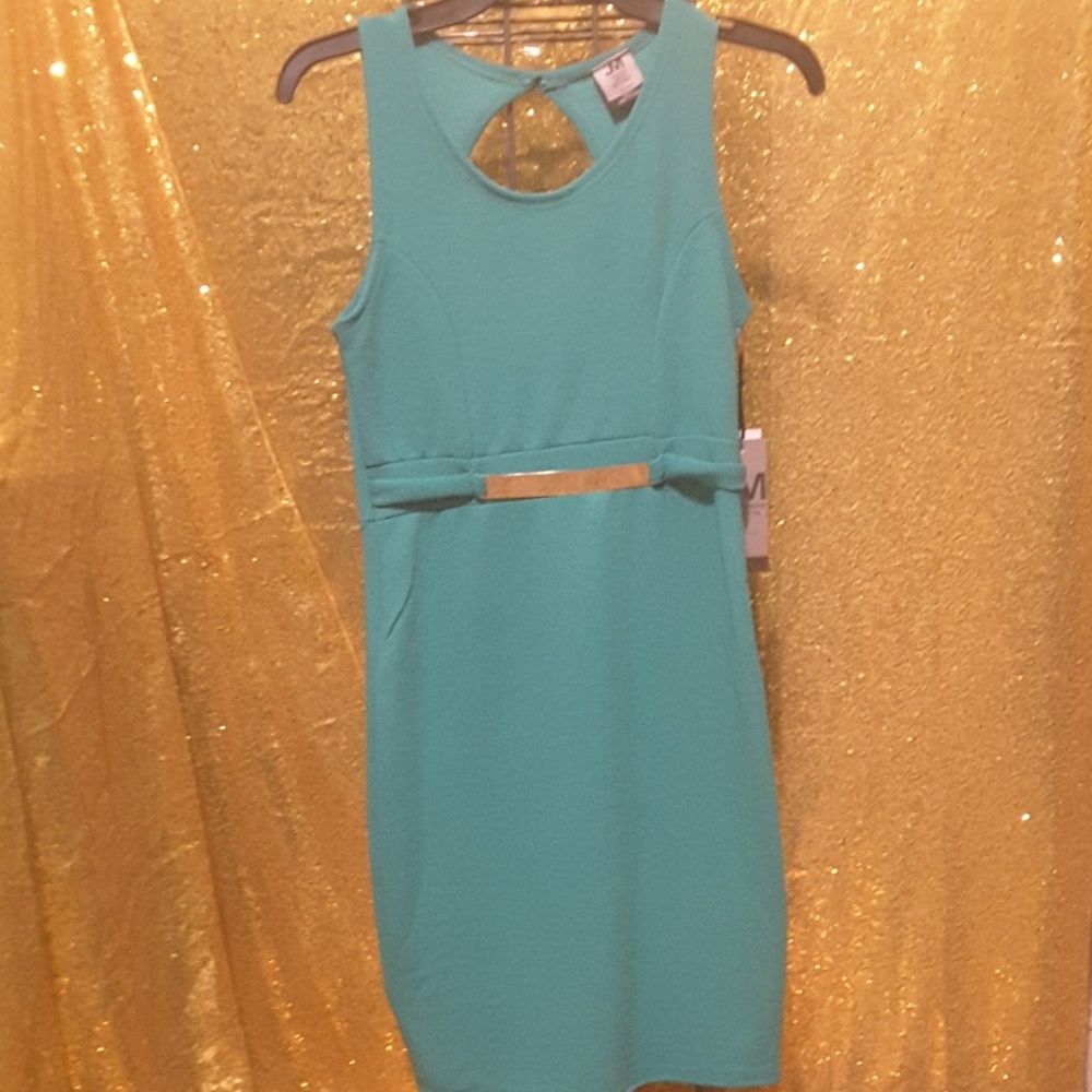 Green midi dress - Picture 1 of 3